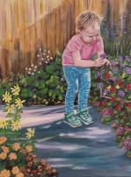 Ellie in the Garden